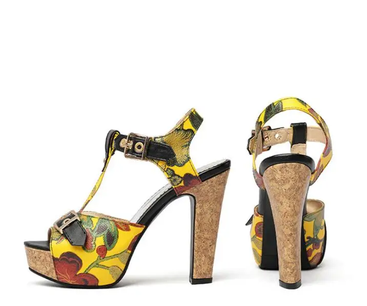 Oversize Large size Big Size Personalized high-heeled sandals high heels sandals women shoes woman summer ladies
