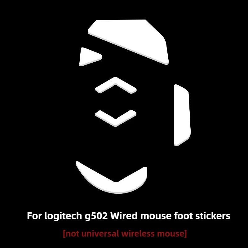 

2-in-1 ICE Version Foot Pads Anti-Slip Stickers for Logitech G502 Hero Smooth Wear-Resistant Set for Wireless/Wired Gaming Mouse