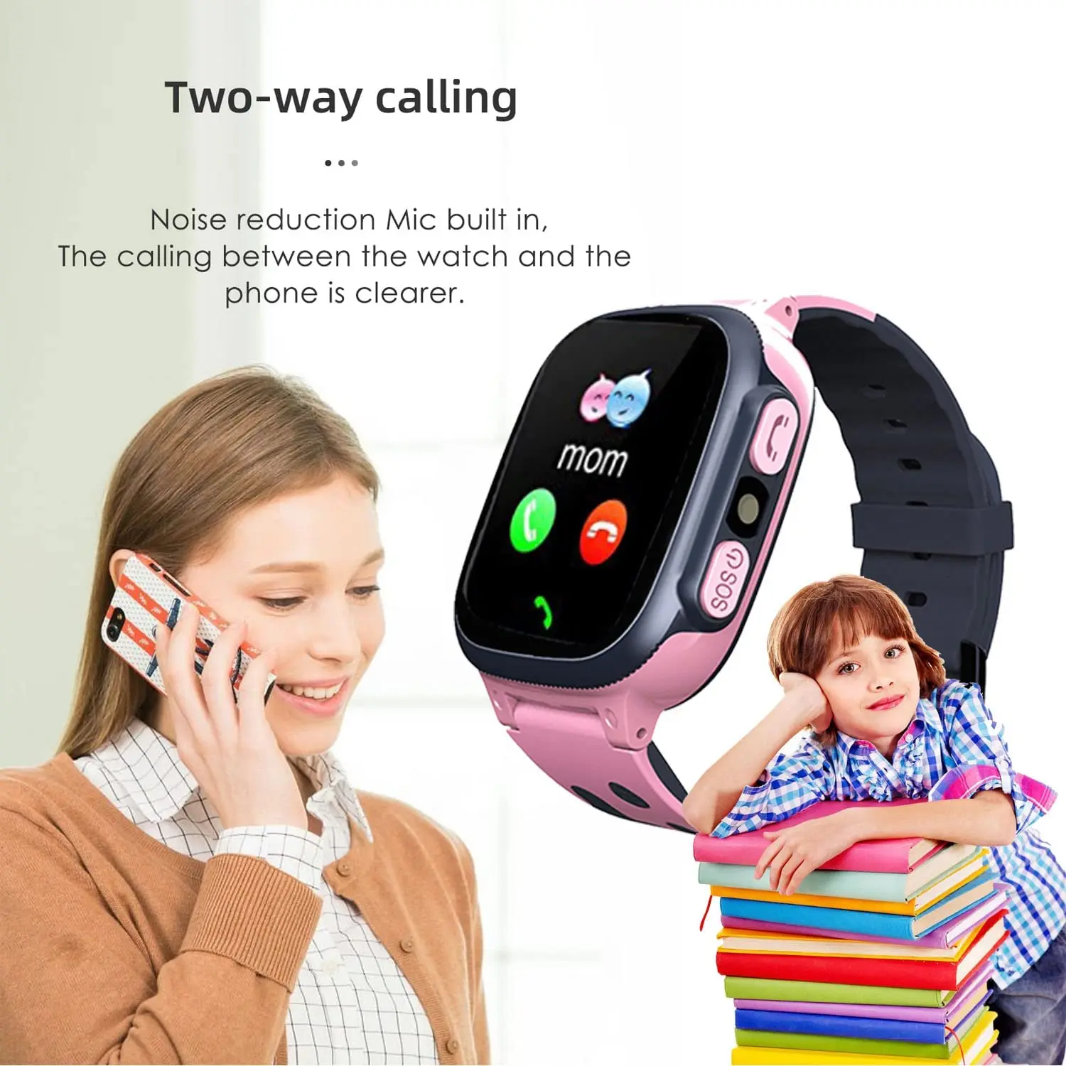 Kids Smart Horloge Waterdicht Smartwatch Voor Kinderen Jongens Meisjes Met Touch Screen Camera Alarm Sos Oproep Locatie Tracker Sim-kaart