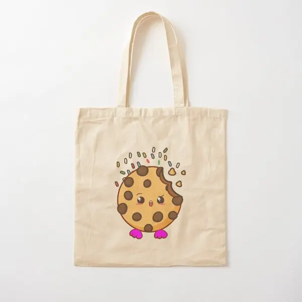 Cookie Swirl C Cotton  Canvas Bag Tote Casual Reusable Unisex Fabric Printed Ladies Handbag Women Shopper Foldable Fashion