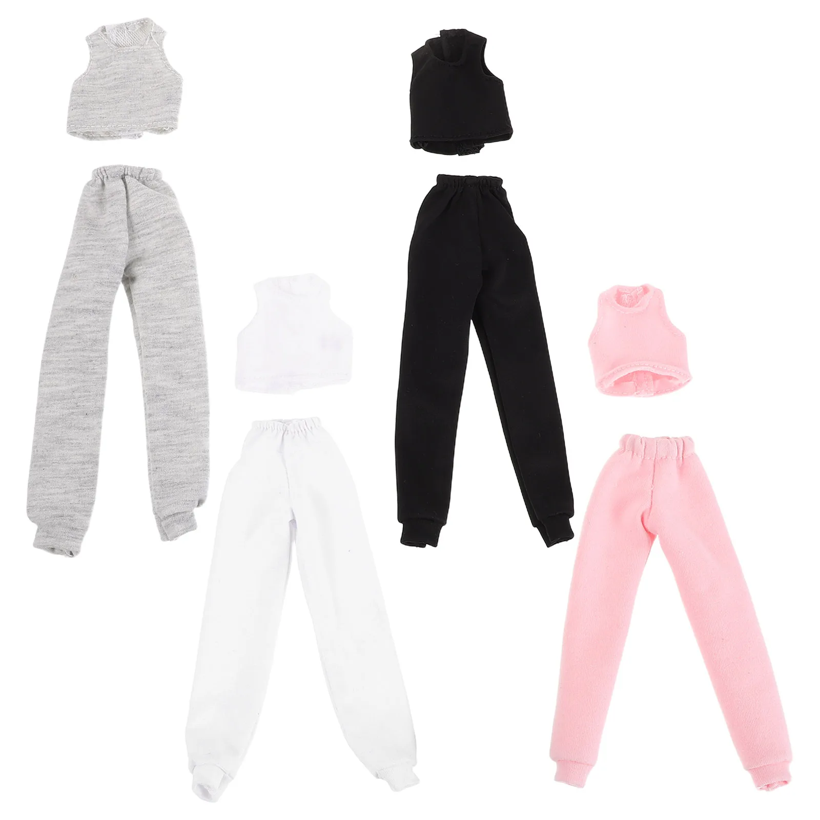 

4 Sets Clothes Tank Top Dress up Vest Babydoll Outfit Clothing and Trouser