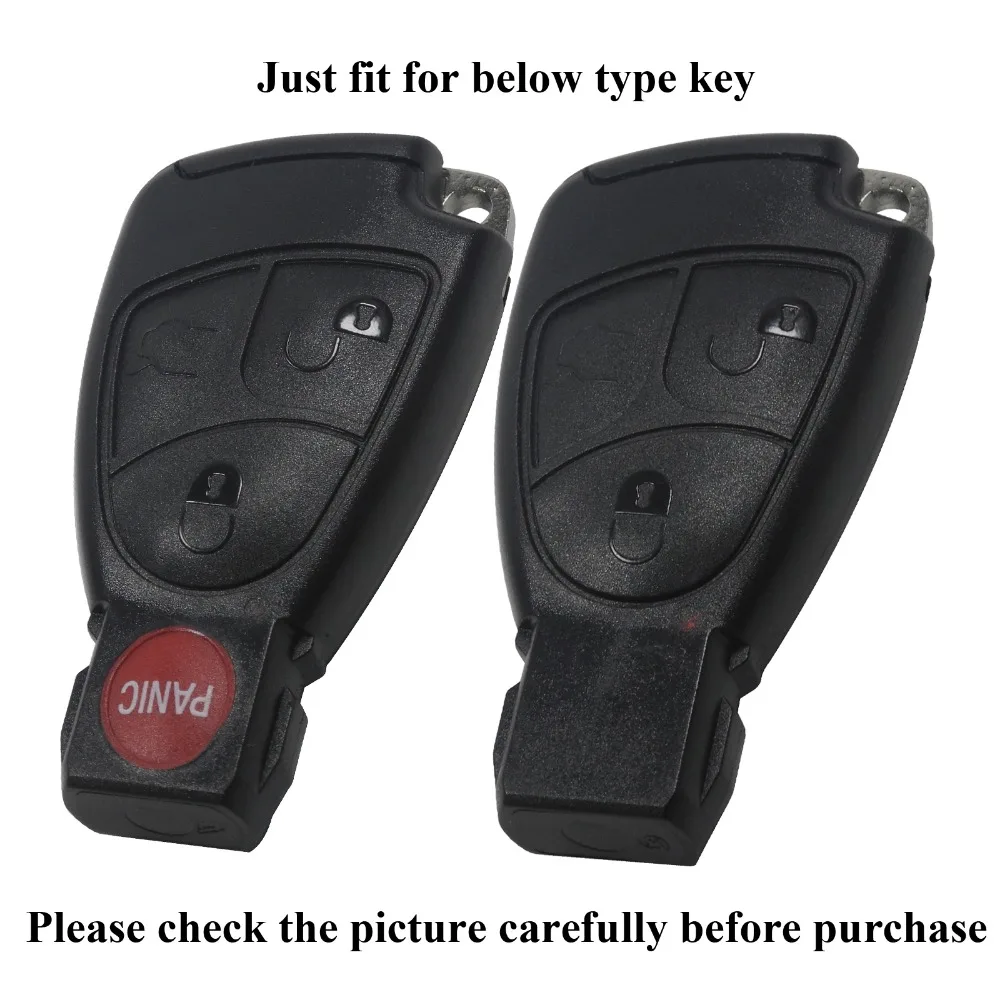 Jingyuqin 10pcs/lot  2/3/4 buttons Silicone Car Key Cover Case For mercedes benz B C E ML S CLK CL 3B 4BT