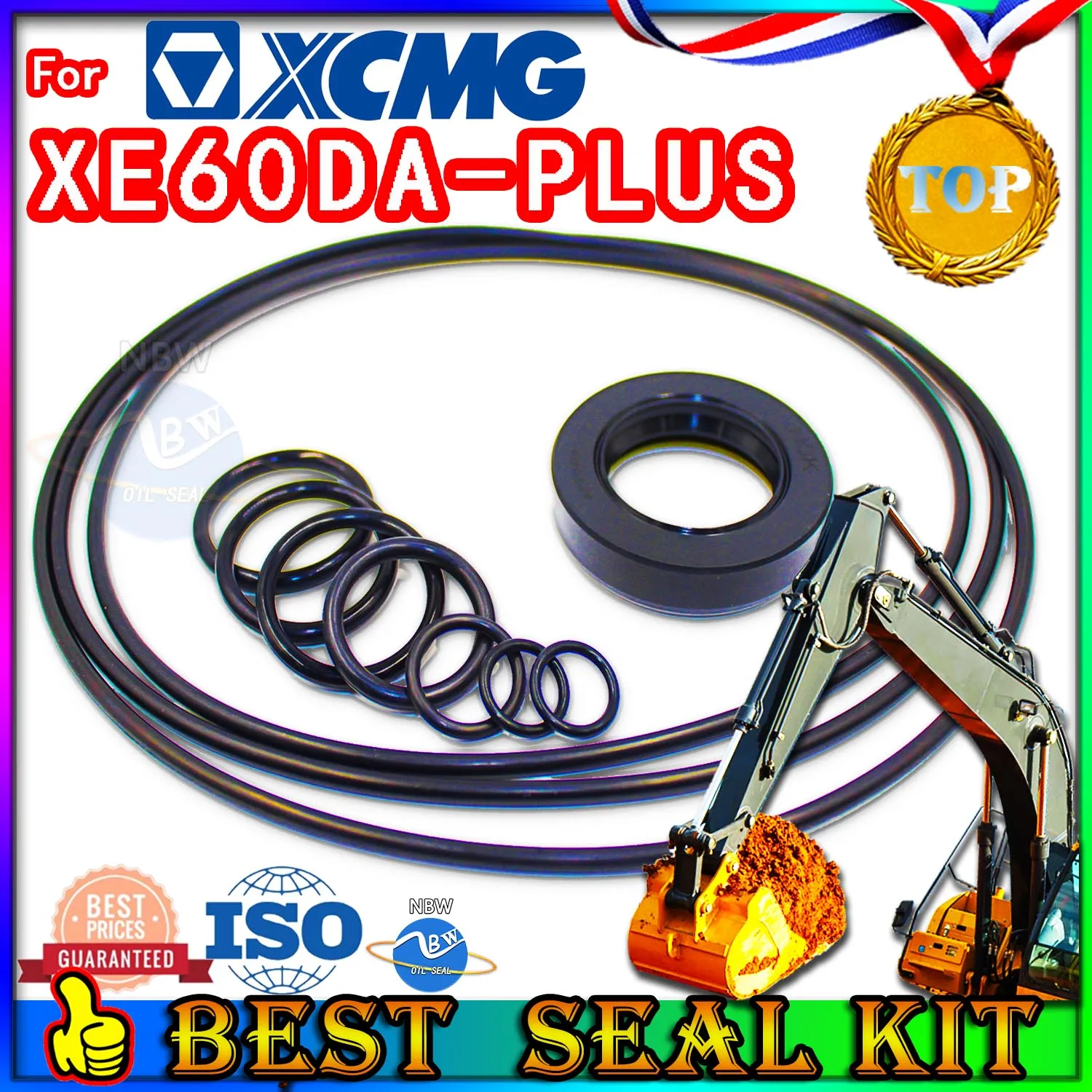 For XCMG XE60DA-PLUS Oil Seal Repair Kit Boom Arm Bucket Excavator Hydraulic Cylinder XE60DA PLUS Factory Direct Sales wholesale