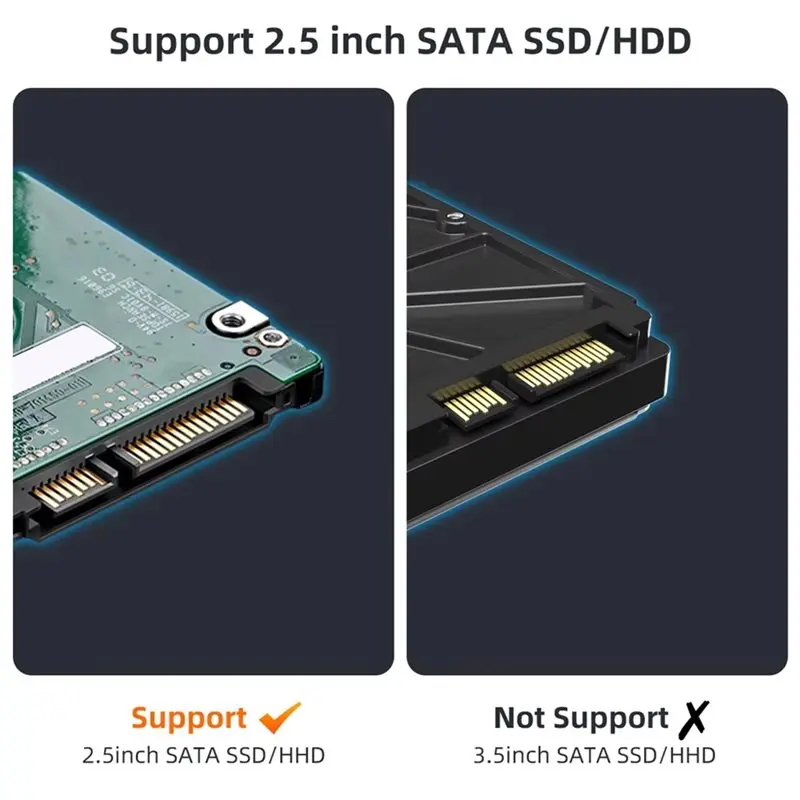 MAIWO SATA Serial Port SSD Solid State Hard Drive Mechanical 2.5-Inch USB3.0 HDD Case Laptop External Box PC Hard Drive Box B