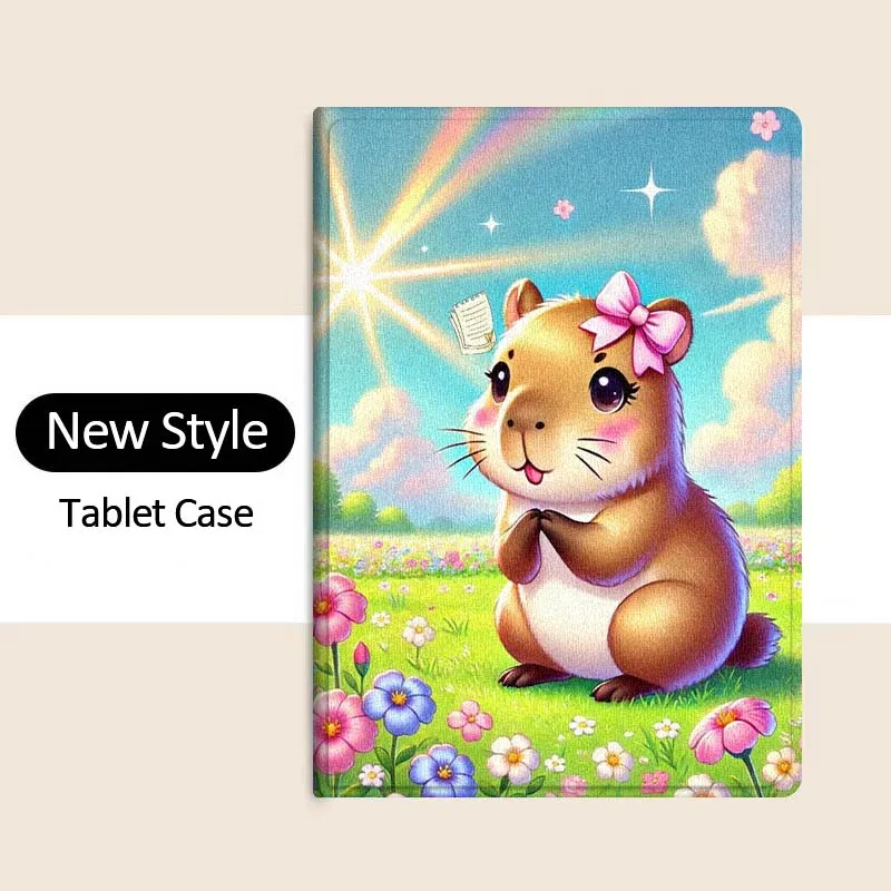 

Capybara Colorful Butterfly For OPPO Pad 2 3 4 Neo Air SE X Pro 10.36 11 11.4 11.61 12.1 13.2 Inch 2025 Foldable Tablet Case