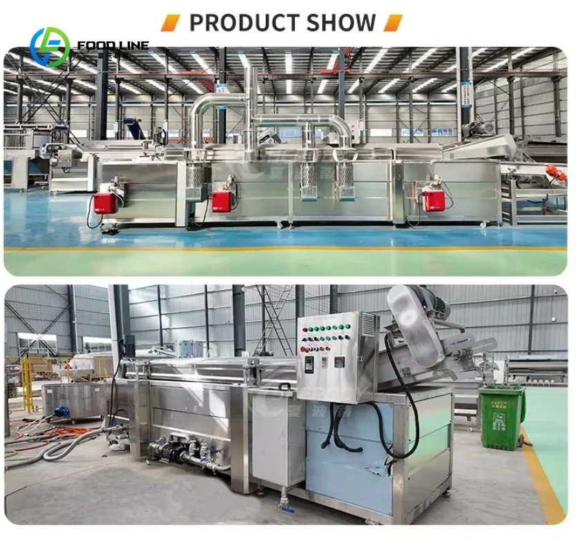 Continuous Gas Type Chicken Broasted Meat Deep Fryer Machine for Sal