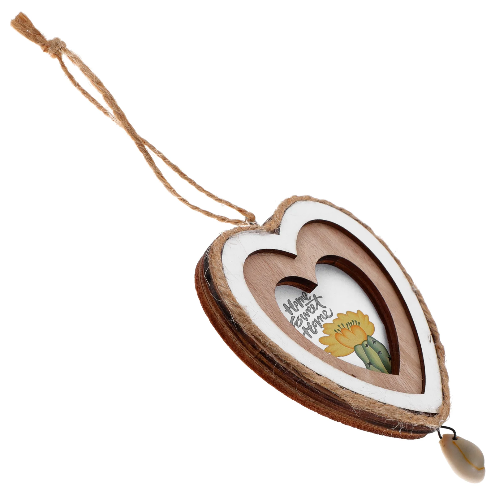 

Picture Frame Wooden Photo Pendant Small Ornaments Mini Frames for Pictures Wallet Valentines Day Valentine's