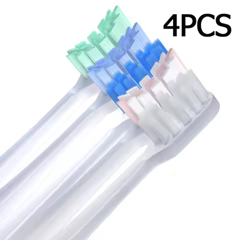 Replacement Brush Heads For XIAOMI MIJIA T300/T500/T700 4PCS Sonic Tooth Soft Bristle Caps DuPont Vacuum Package Nozzles
