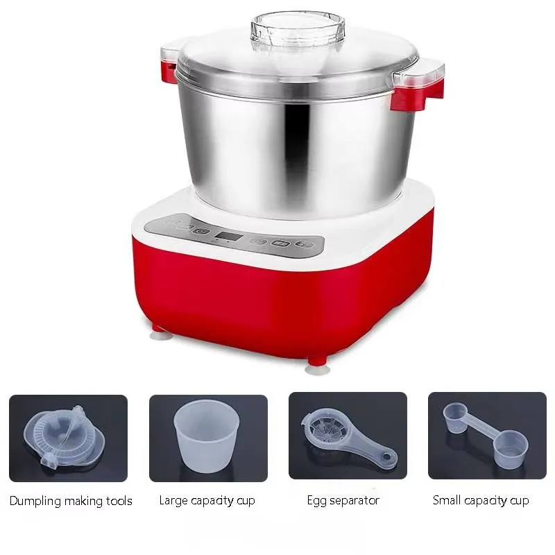 Small household low-noise dough mixer and cream maker