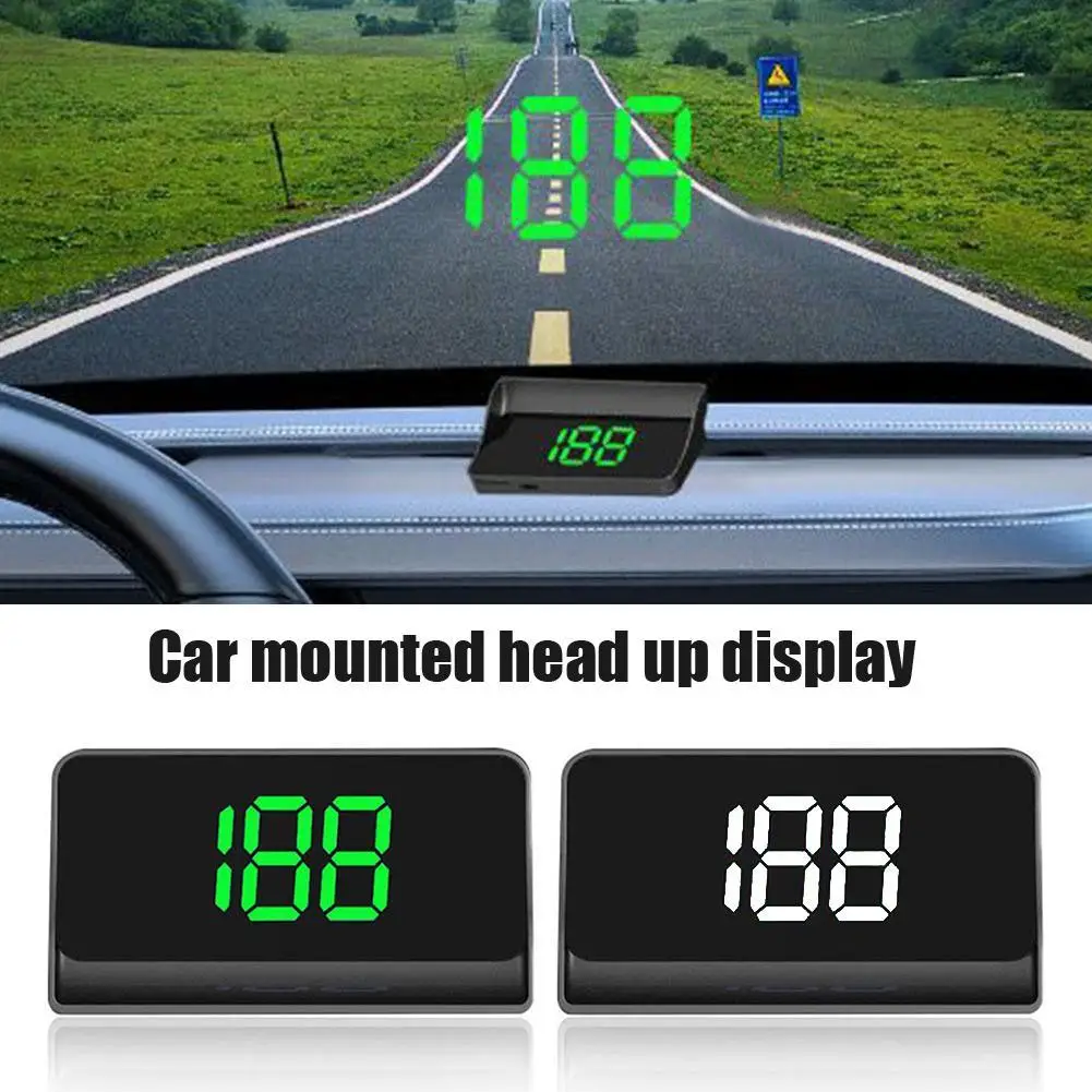 NEW Head Up Display GPS Speedometer Speed KMH MPH Digital For HUD Speed Meter Clock Digital Electronic For Car Accessories Y5H2