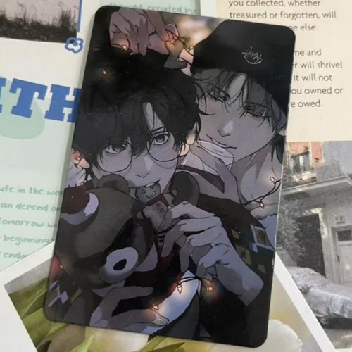 Tarjeta pequeña de Anime Lost in The Cloud, tarjetas fotográficas de dibujos animados de 3 pulgadas, tarjeta LOMO, sesión fotográfica para colección de Fans, juguetes de regalo para amigos para fanáticos