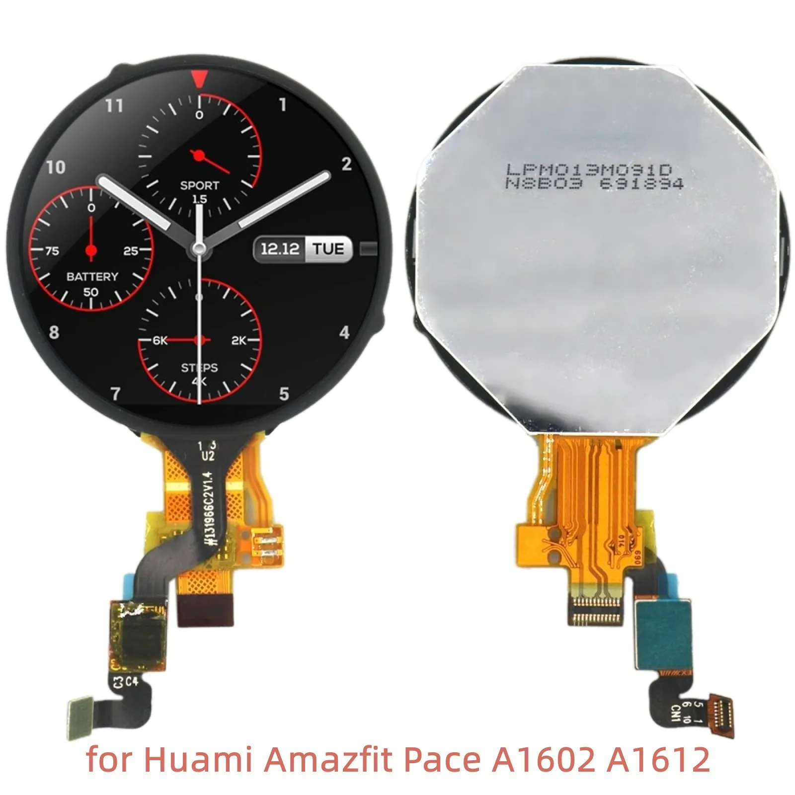 LCD Screen for Huami Amazfit Pace / Amazfit Pop Pro A2009/ Amazfit Verge Lite A/ Amazfit GTS / Amazfit Bip/ Amazfit Bip 1S