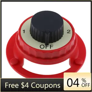 SSTL Plastic Battery Switch Panel Silver Reflective Four Section Switch