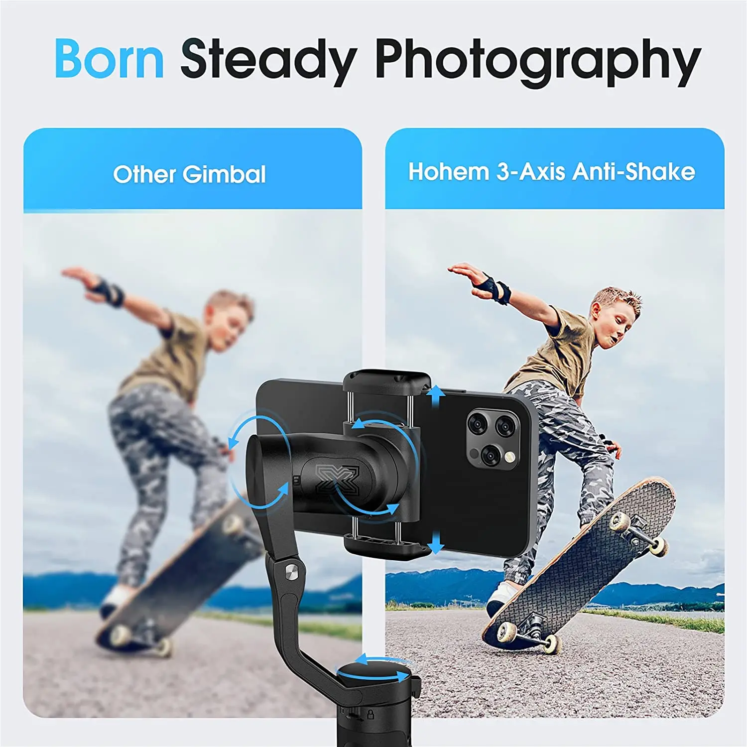 Hohem iSteady X X2 XE Smartphone Gimbal 3-Axis Handheld Stabilizer Phone Selfie Stick Tripod for iPhone 13 Pro Max Xiaomi