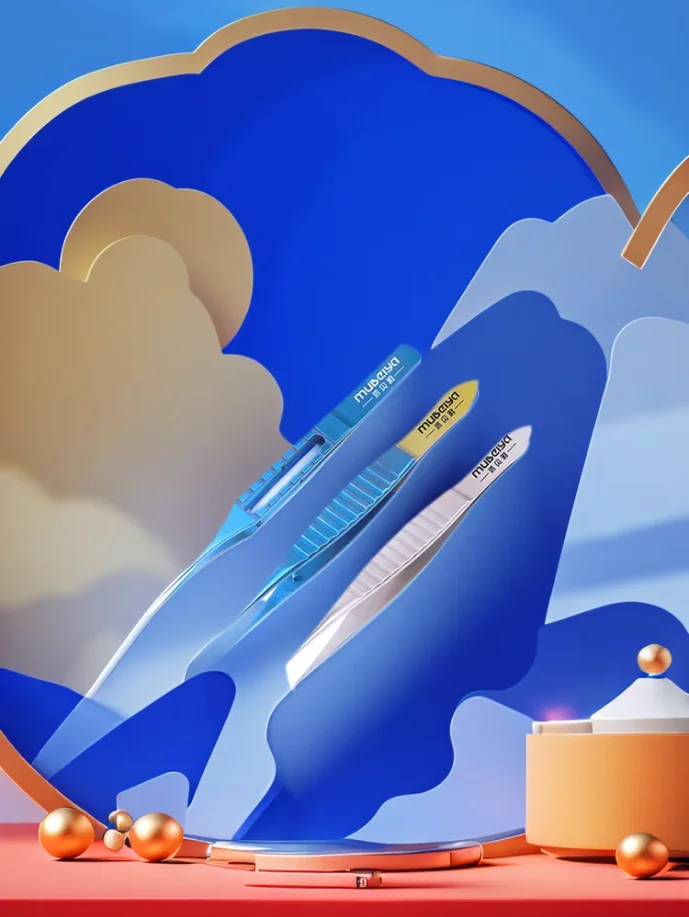 Pinzette zur Haartransplantation, Pinzette zur Transplantation von feinem Haar, Pinzette zur Transplantation von Haarfollikeln, Pinzette zum Zupfen