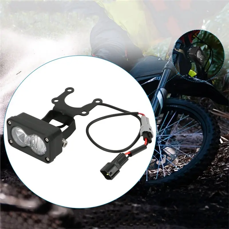 AB61-Plug& Play 20W LED Headlight Kit 6000-6500K For Surron Light Bee X Segway X260 Talaria Sting MX4 MX3 N