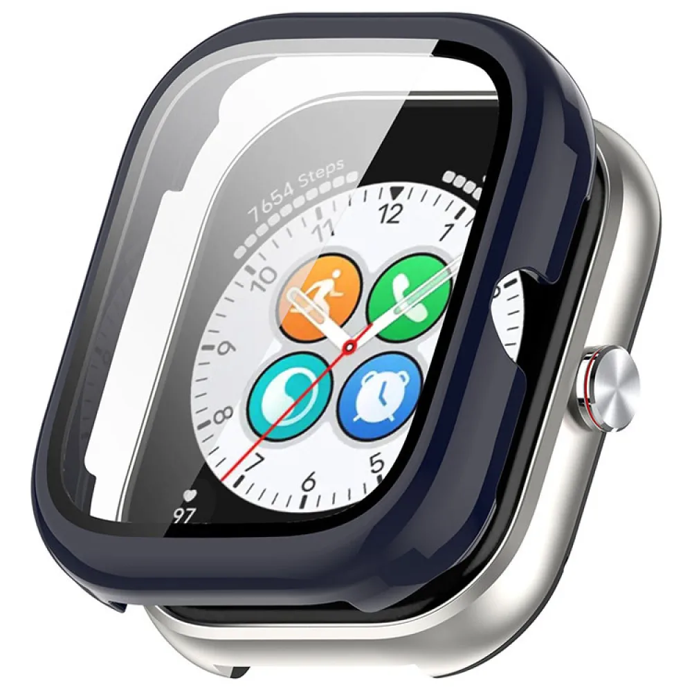 Etui na zegarek PC ze szkłem hartowanym dla Honor Choice Haylou etui ochronne na zegarek ochraniacz ekranu zegarka osłona zapobiegająca zarysowaniom