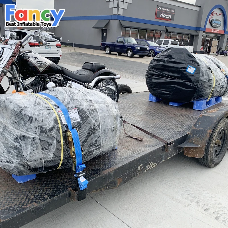 2025 جودة عالية نفخ الهبوط وسادة هوائية سجادة تزلج الدراجة كيس الهواء المنحدر الانتقال حصيرة 2025 جودة عالية نفخ القلعة