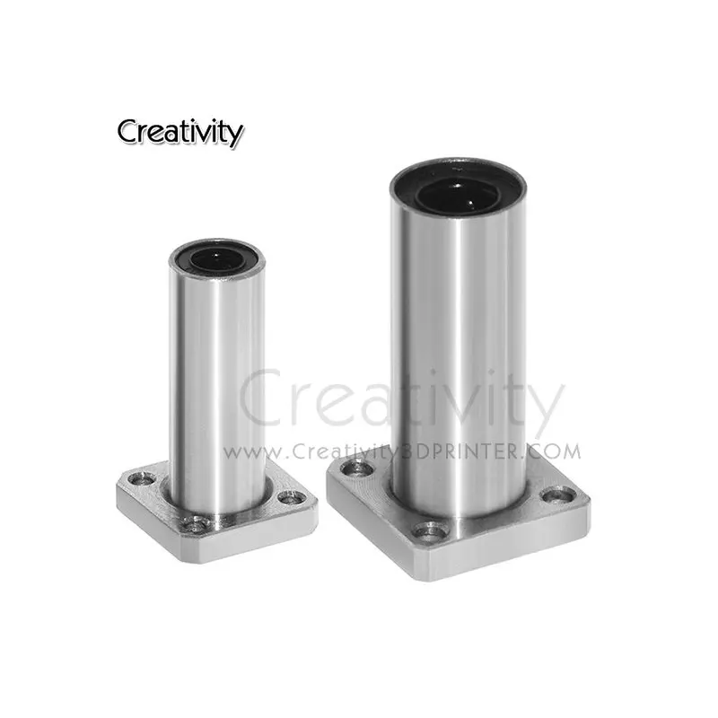 3D Printer long type Rectangular Flange Linear Bearing CNC Linear Bush LMK6LUU/LMK8LUU/LMK10LUU/LMK12LUU