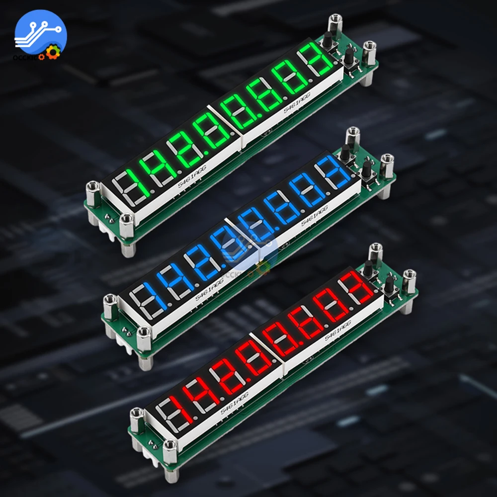 8 Bit RF Signal Frequency Counter LED Display Frequency Module Measurement 0.1MHz~1200MHz Frequency Display Component 1.2GHz