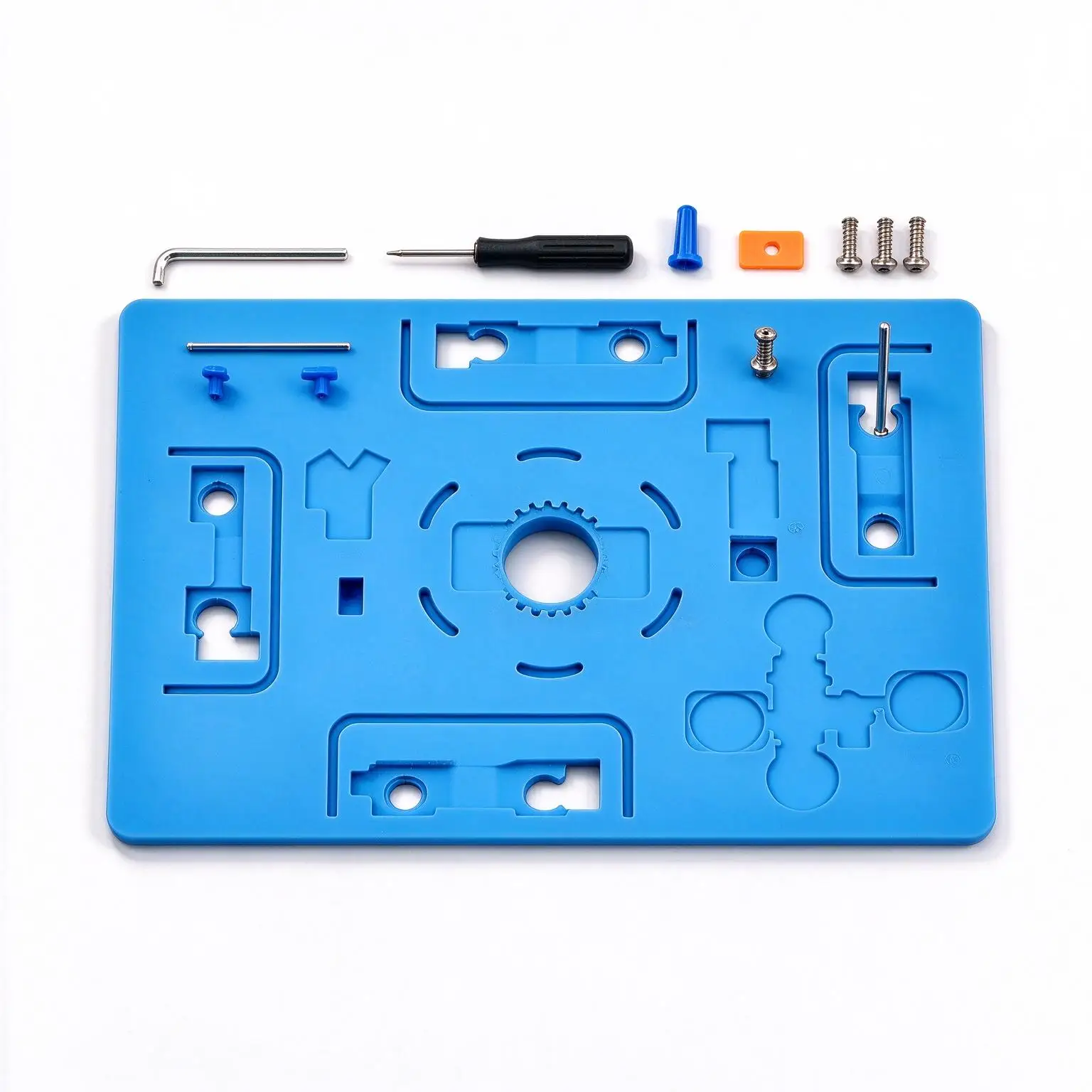 Magnetic Soldering Mat Antistatic High Temperature Resistant 932°F Work Pad for Phone Laptop Watch Electronic Repair Station