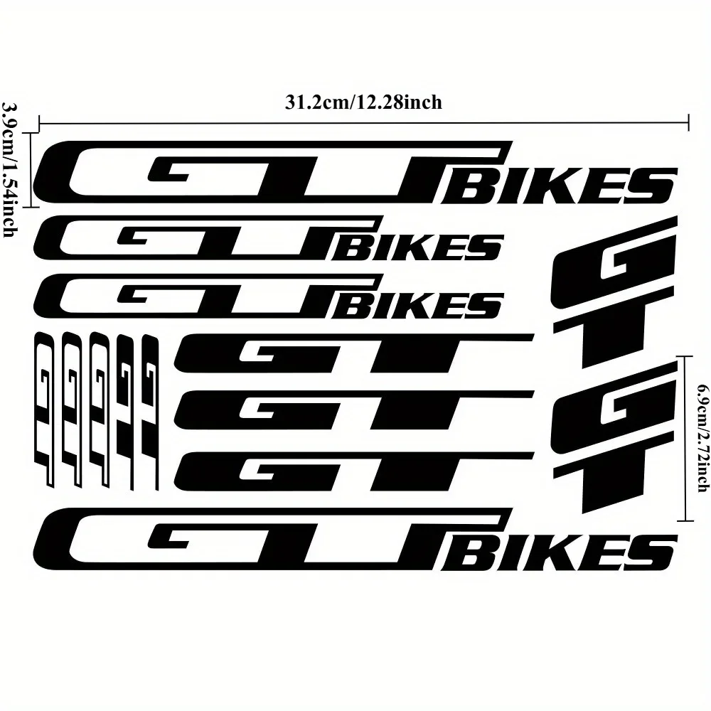 

A set of 14 creative stickers, perfect for decorating your bicycle helmet, gt bike, or mountain bike frame