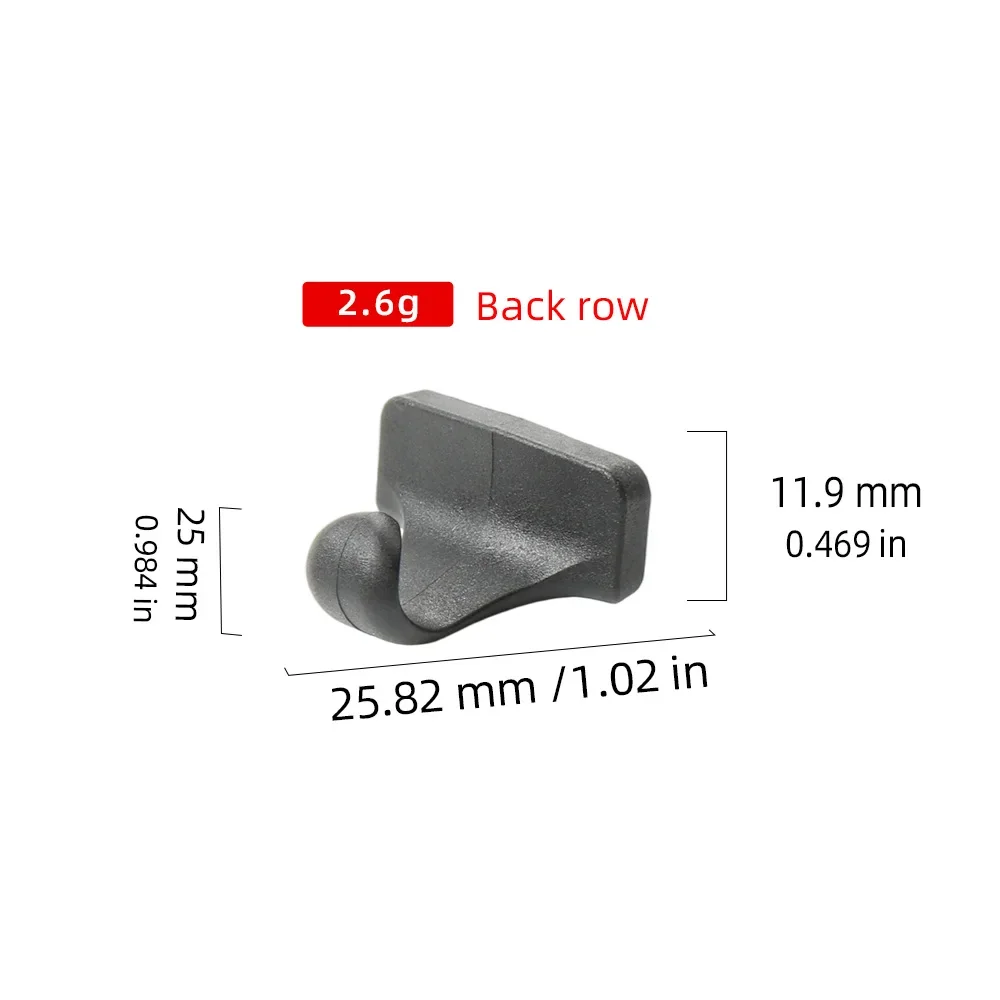 Rear Shade Curtain Handle For Benz C GLC W205 W253 Curtain Hook Handle Fixing Clip Sunshade Hook Locking Pad 0009946910