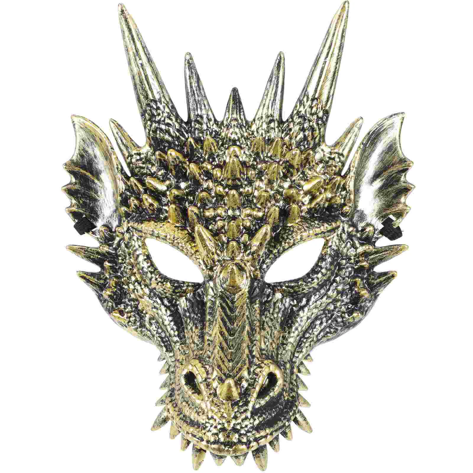 

Halloween Costumes Dragon Mask Cosplay Accessory Party Mens Masquerade Animal Half