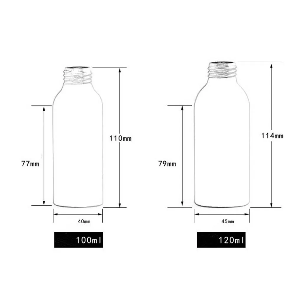 Garrafa De Perfume De Alumínio Portátil, Atomizador De Pulverizador De Cosméticos De Cabeleireiro, Garrafas Recarregáveis, Spray De Ratos, Salão De Cabelo