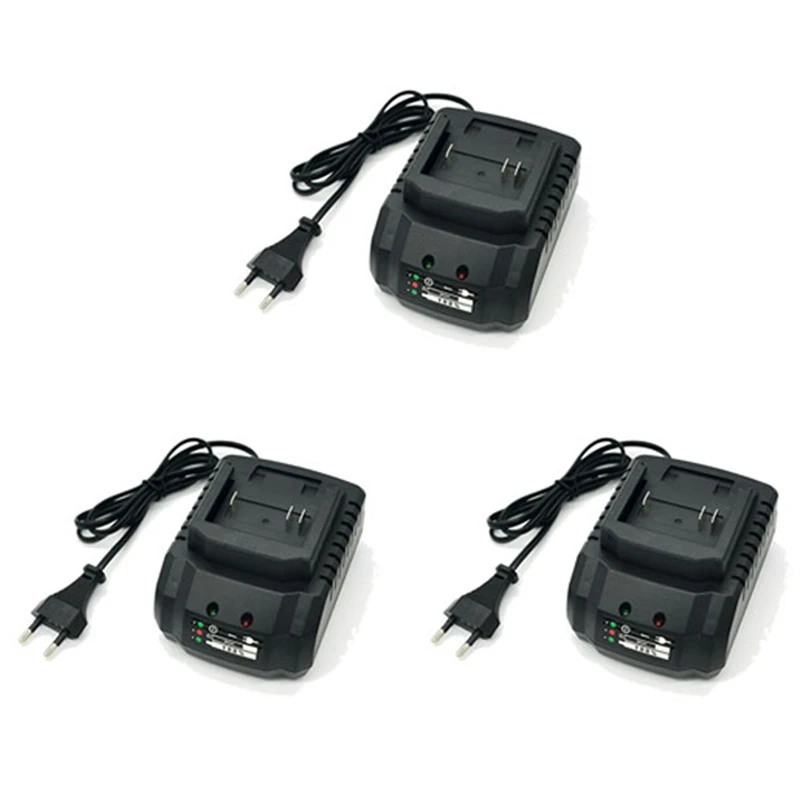 3X Charger For Makita Lithium 18V 21V Battery Apply To Cordless Drill Angle Grinder Electric Blower Power Tools EU Plug