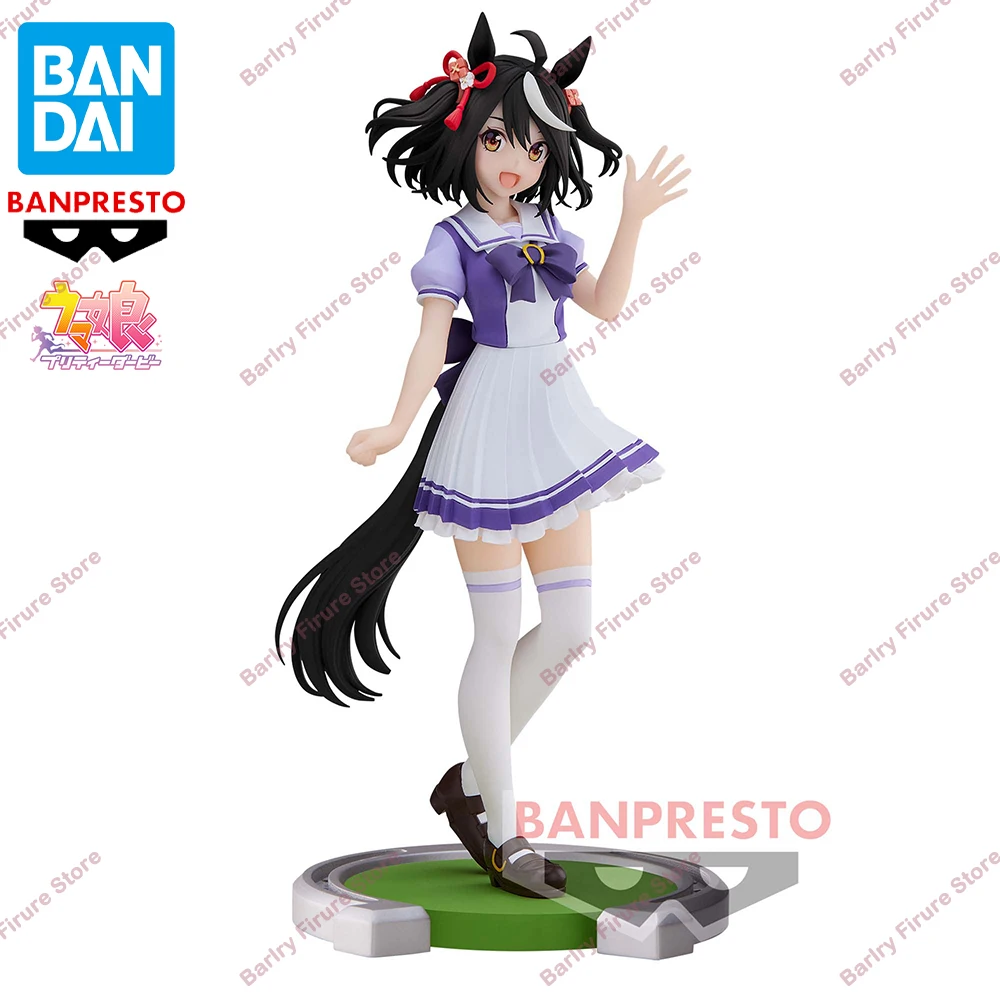Original Original BANDAI BANPRESTO Uma Musume Pretty Derby Kitasan Schwarz Anime Figur Boxed Premium Tisch Ornament Modell Spielzeug Geschenk