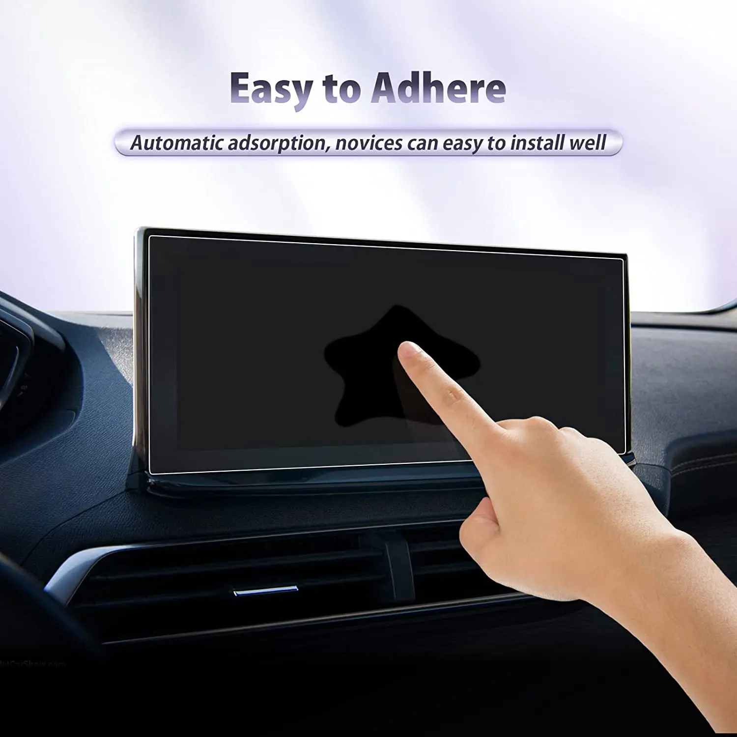 Para Peugeot 5008 II/Peugeot 3008 GT Line 2021 2022 10 pulgadas navegación LCD de coche película protectora de pantalla táctil de vidrio templado