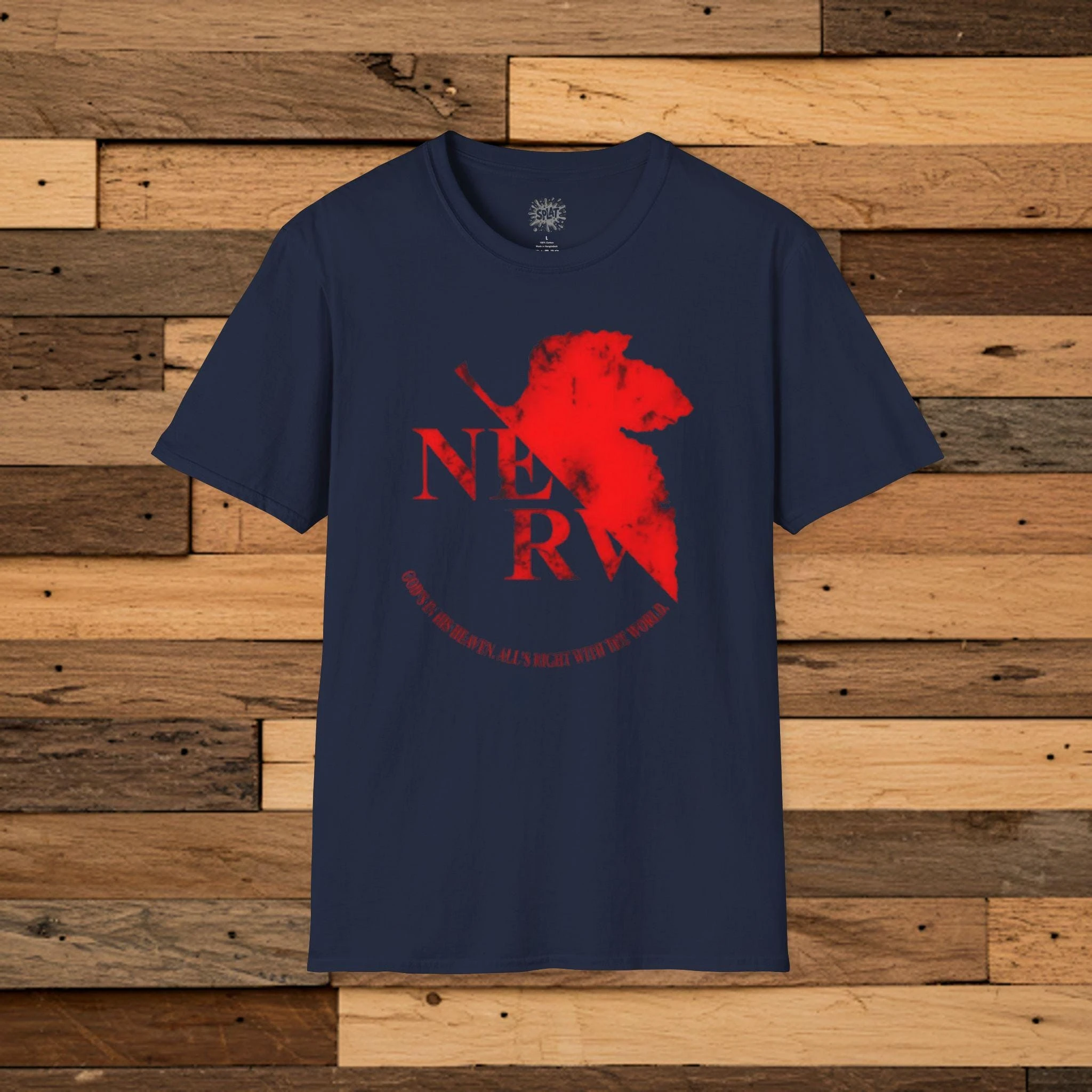 Neon Genesis Evangelion Anime NERV Bedrucktes T-Shirt Herren- und Damen-T-Shirt Herren-Top-Sport-T-Shirt 2026 Sommer Neues T-Shirt – Detail 9