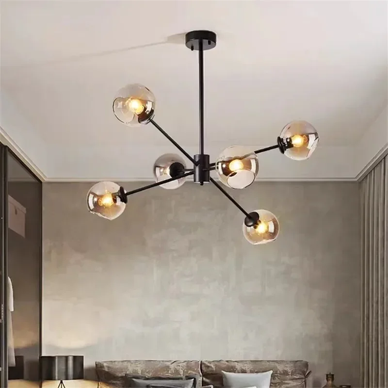 Postmodern Bedroom Pendant Lamp Living Room Minimalist Bar Desk Lamp Modern Dining Room Minimalist Magic Bean Lighting Fixture