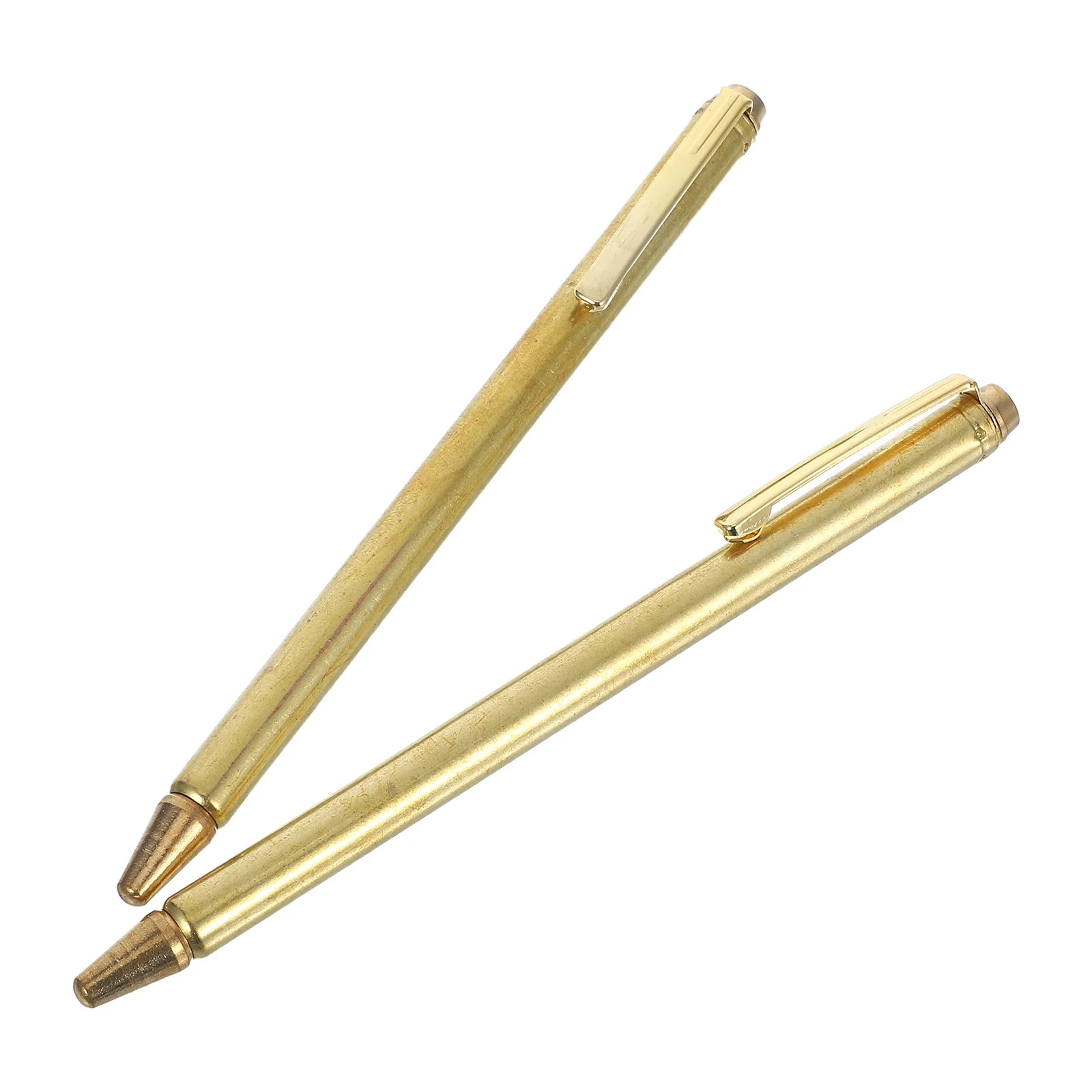 

2pcs Copper Alloy Divining Rods Set Telescopic Metal Detecting Rod For Water Finding Outdoor Exploration Portable Dowsing Tool