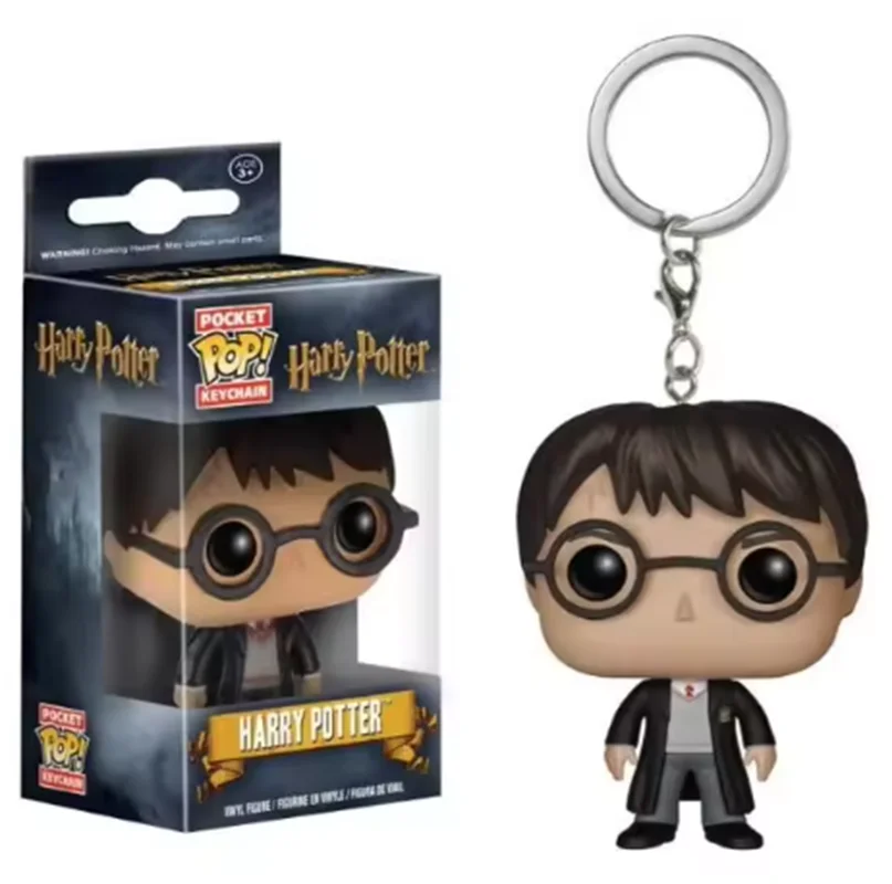 Funko pop harries chaveiro hermione ron malfoy ginny potters luna
