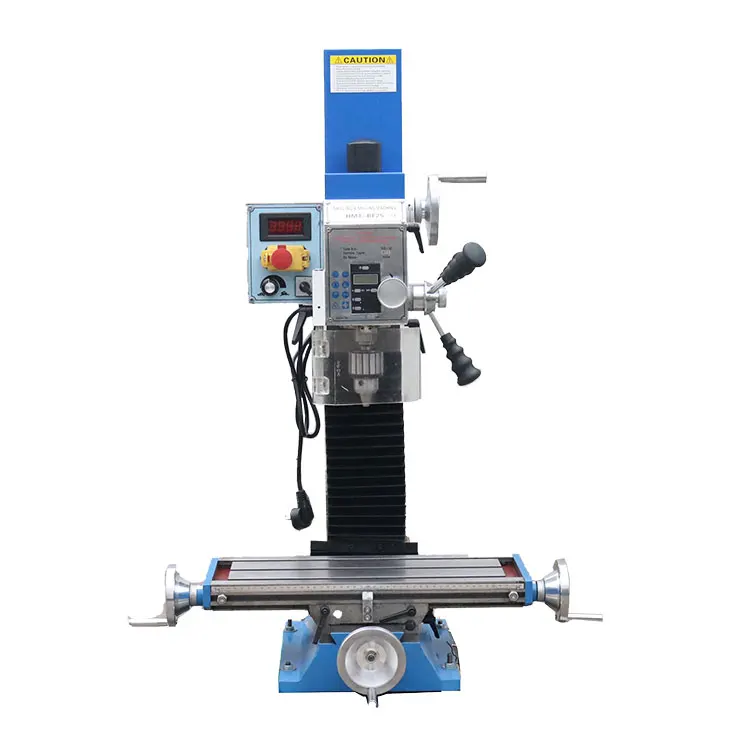 

BF36 Mini Manual Vertical Drilling and Milling Machine 220V with Stemless Variable Speed Function 700*180MM 630*730*1000 Normal