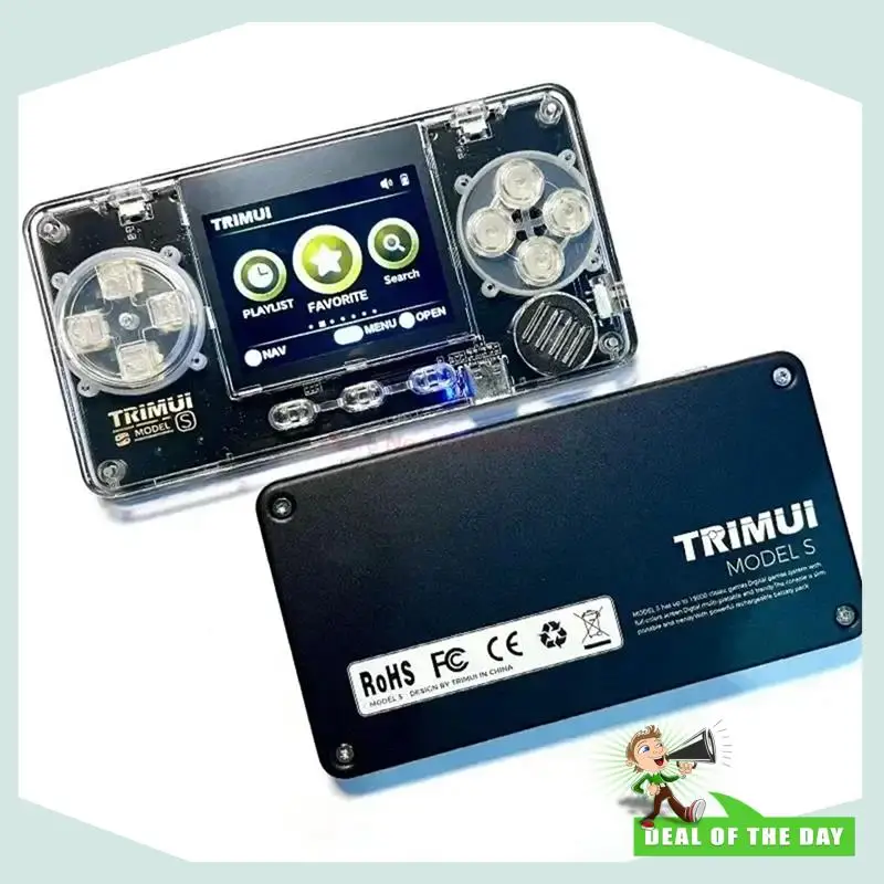 

24-Hour Delivery Trimui Model S Handheld Game Machine 2 Inch Ips Screen Mini Extremely Compact Nostalgic Handheld Card Machine