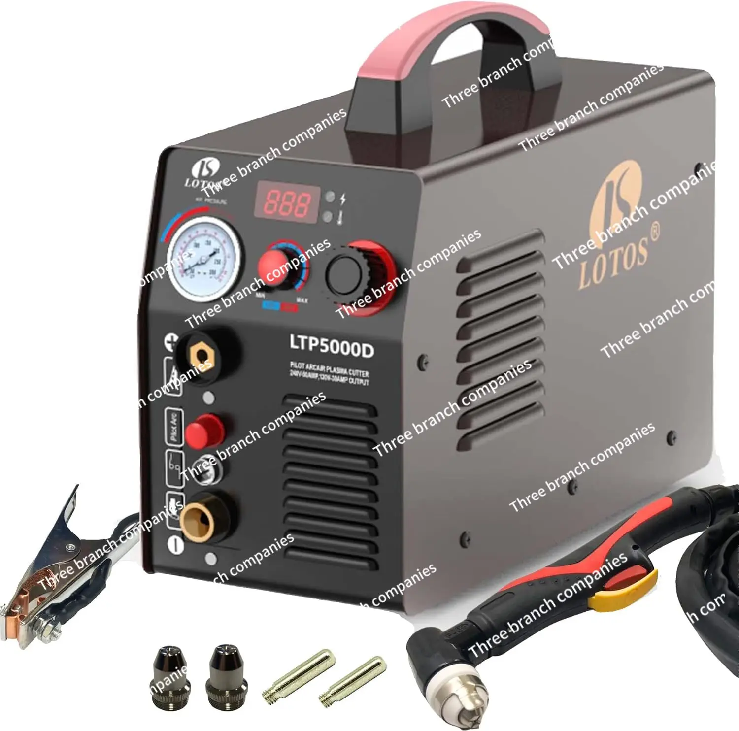 

LTP5000D Plasma Cutter, 50 Amp Non-Touch Pilot Arc Plasma Cutter Machine, 5/8 inch Clean Cut 3/4 inch