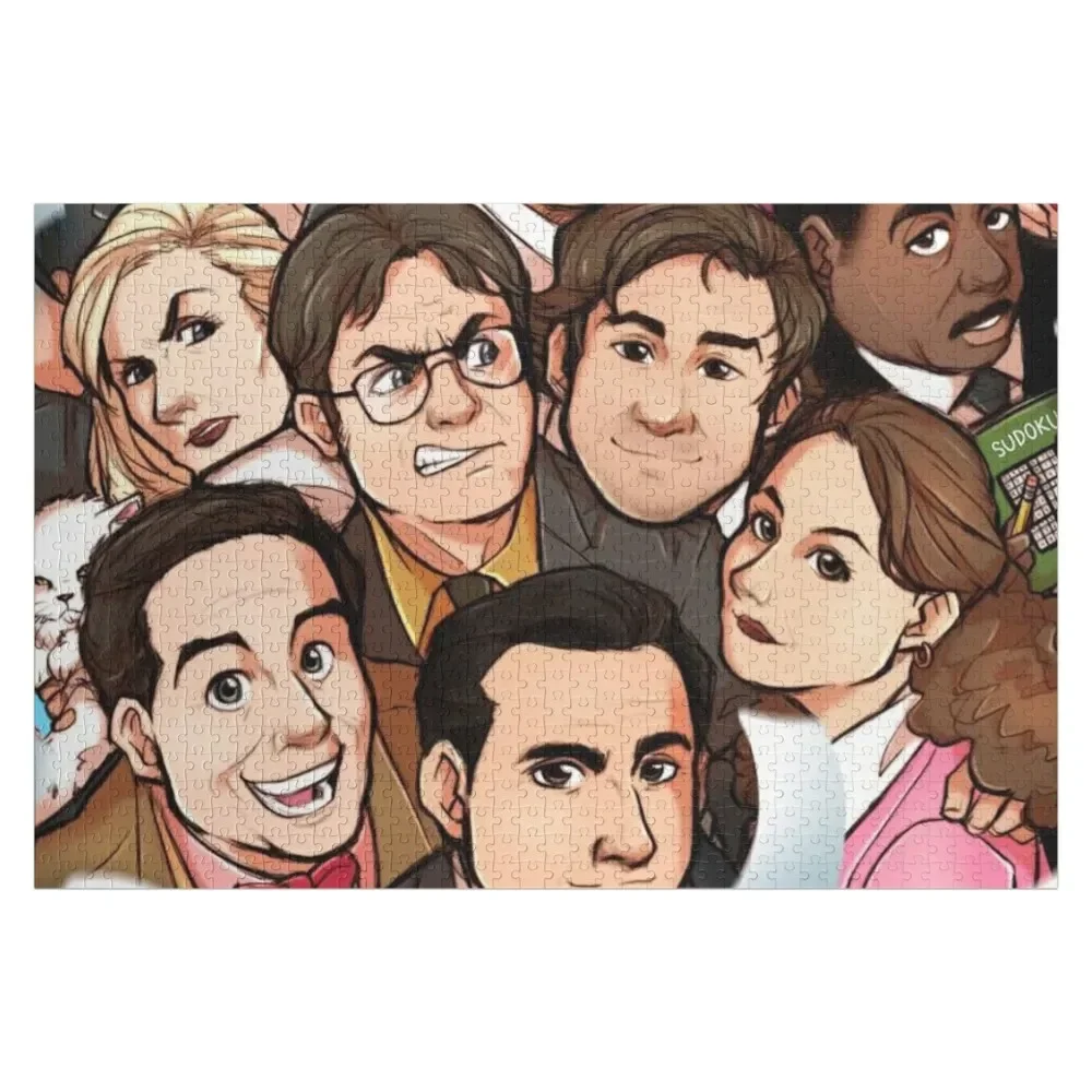 

The Office Anime Jigsaw Puzzle Scale Motors Custom Name Child Toy Puzzle