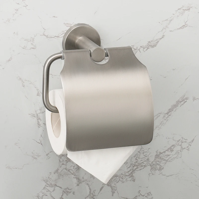 Bathroom Hardware 304 Stainless Steel Brushed Towel Rack Toilet Paper Holder Soap Holder Towel Bar Toilet Bathroom Accessories