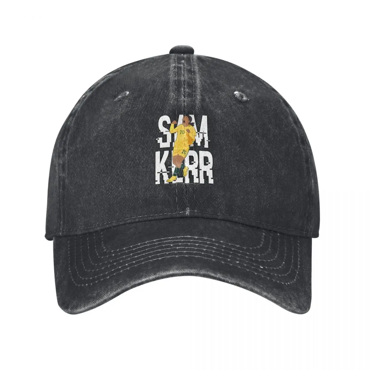 Pure Color Dad Hats Athletes Women's Hat Sun Visor Baseball Caps Sam Kerr Peaked Cap