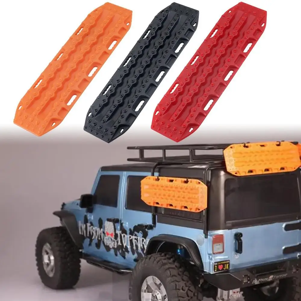 Tablero de recuperación de escalera de arena de plástico, 2 uds., 133x39mm, para 1:10 Rc Crawler Trax/como Trx-4 Trx-6 Axial Scx10 Redcat Gen8 Rgt Yikong