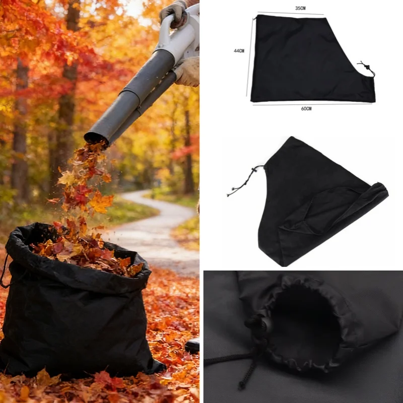 

Black Oxford Cloth Zipper Storage Leaf And Flower Waterproof Cover Portable And Easy To Fold Storage Bag