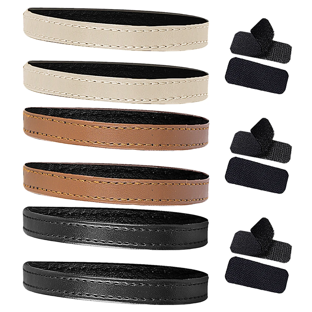 

3 Pairs Anti-loose Elastic Shoe Straps for Heels Women High Shoelaces Ankle Straps Replacement Detachableheel Bands Black Brown