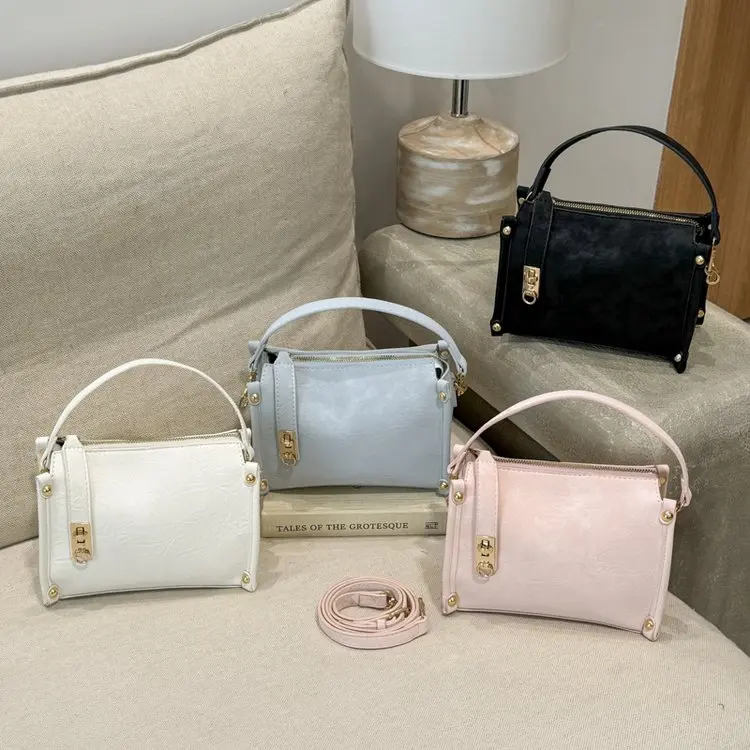 

Винтажная женская сумка-тоут с цветовыми блоками для повседневного использования, новинка 2026 года, через плечо, с верхней ручкой, высококачественная сумочка