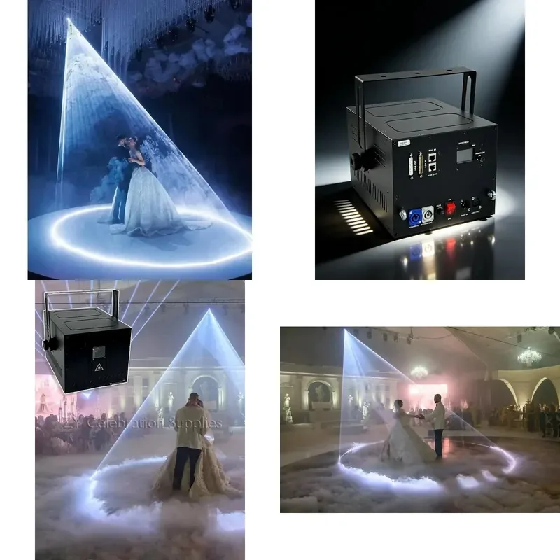 Hot Sale 15W Mobile APP Control Modern Decoration New Couple's First Dance Ceremony Stage Lights Bride Ceremony Party