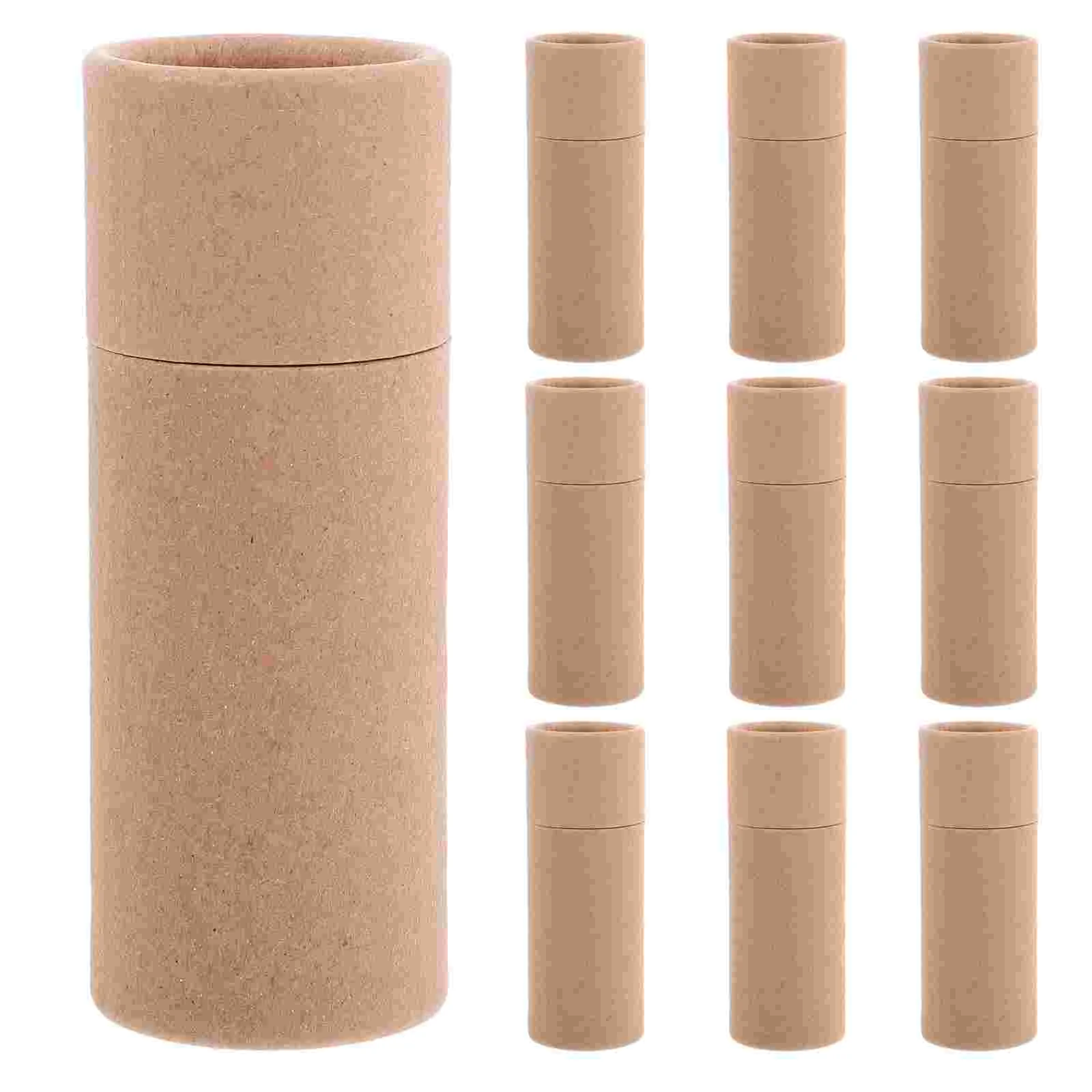 10 Pcs Gift Paper Tube Tubes for Craft Crafts 108X41X41CM Poster Storage Brown Cardboard Holders