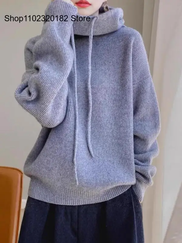 New High-Quality Autumn Winter Korean Women's Pullover Sweater Long-sleeved Knitting Temperament Ladies Jumper Sweater Tops