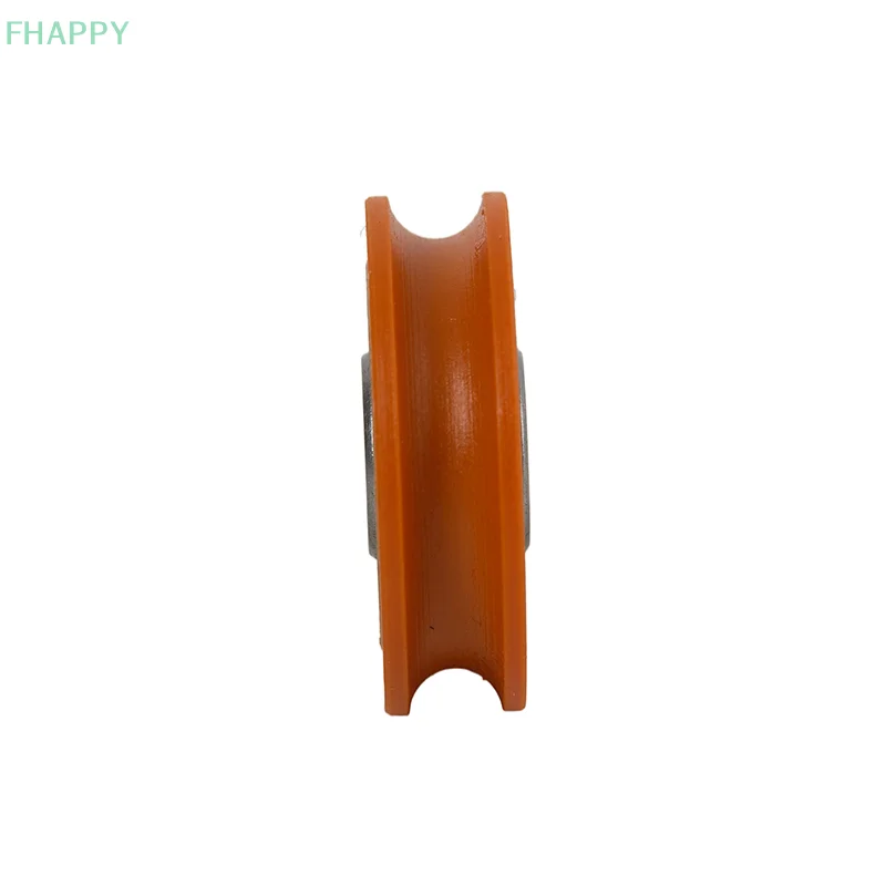 Rodamiento de ranura en U naranja de alta calidad, rueda de rodamiento en forma de U, polea POM, rueda de rodillo de guía para polea de cajón de ventana de puerta, 6x29x8mm